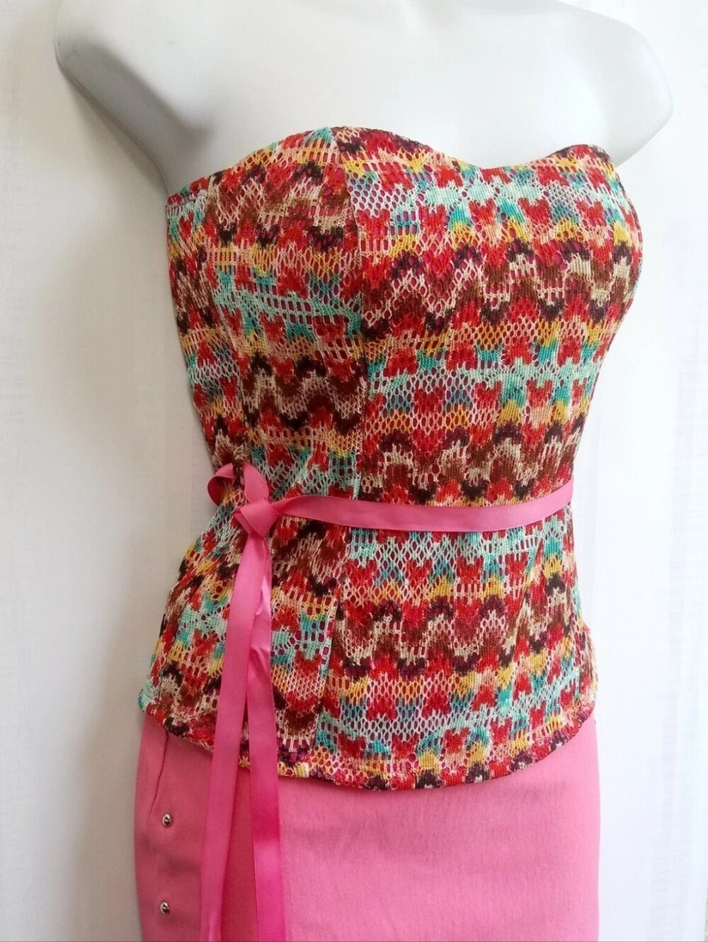 NEW Tube Strapless Stretch Bustier Top Off The Shoulders - S